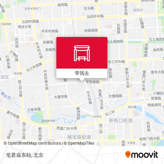 皂君庙东站地图