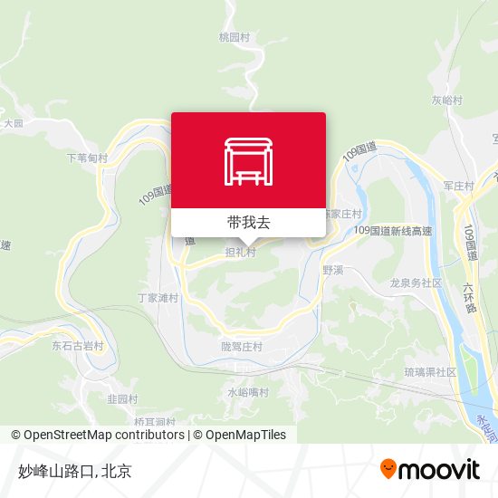 妙峰山路口地图