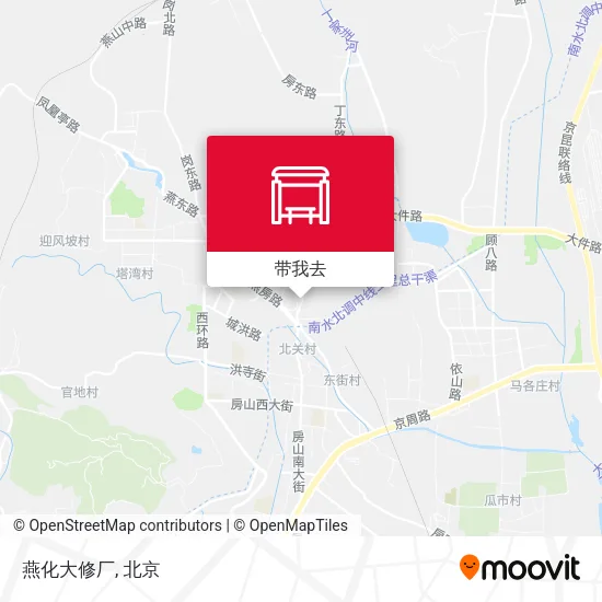 燕化大修厂地图
