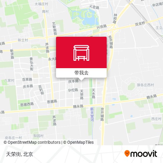 天荣街地图