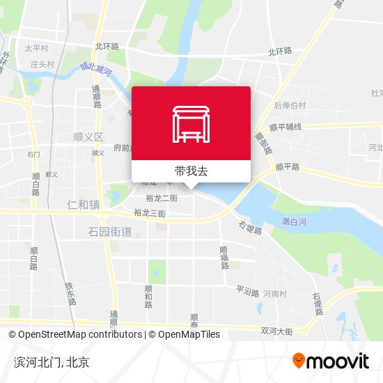 滨河北门地图