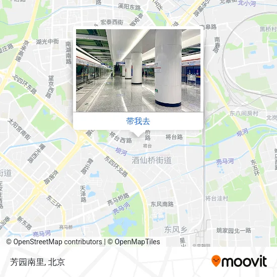 芳园南里地图