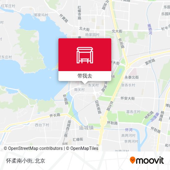 怀柔南小街地图