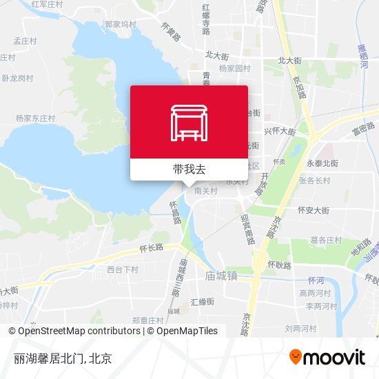 丽湖馨居北门地图
