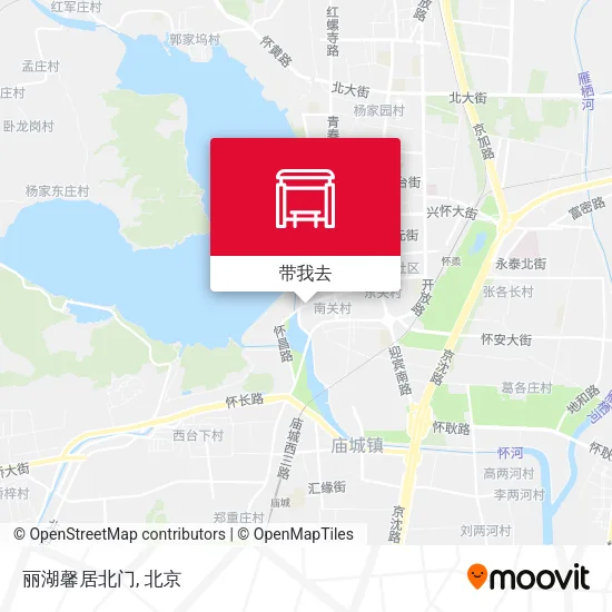 丽湖馨居北门地图