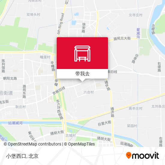 小堡西口地图