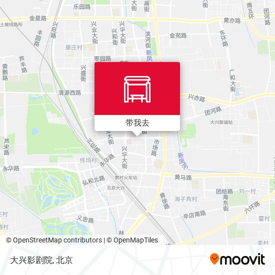 大兴影剧院地图