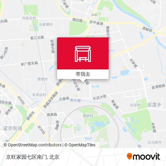 京旺家园七区南门地图