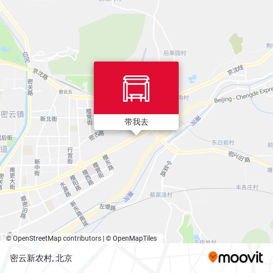 密云新农村地图