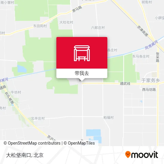 大松垡南口地图