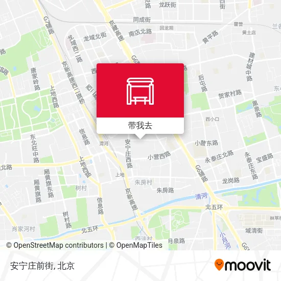安宁庄前街地图