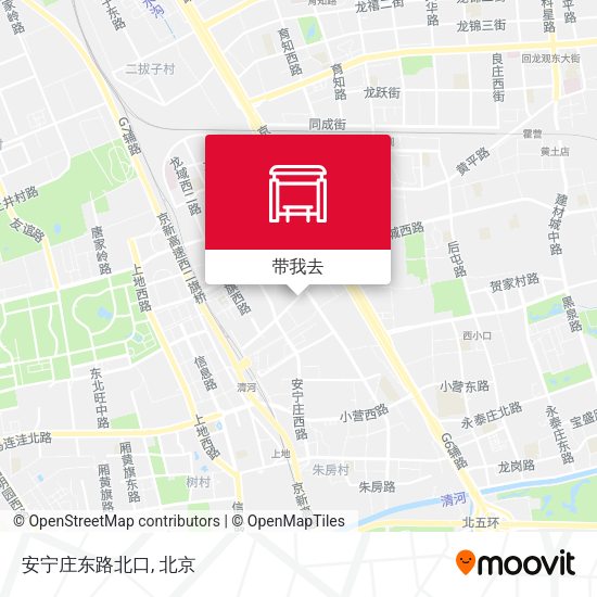 安宁庄东路北口地图