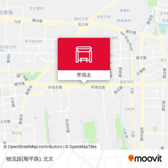物流园(顺平路)地图