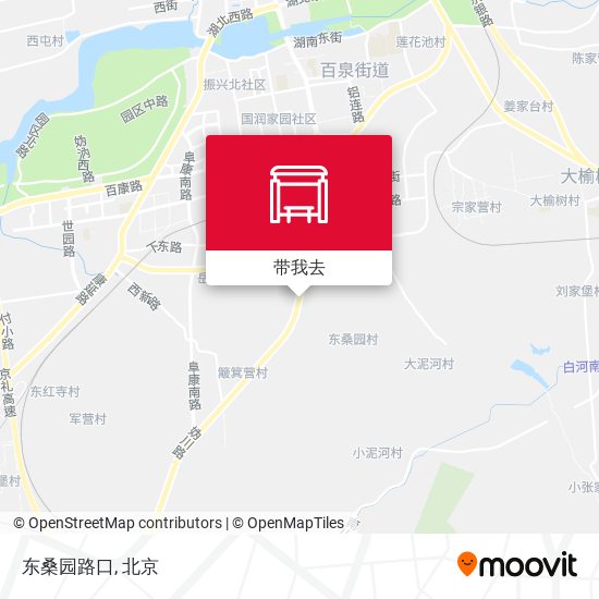 东桑园路口地图