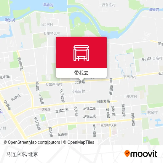 马连店东地图