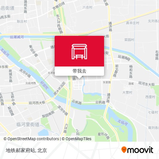 地铁郝家府站地图