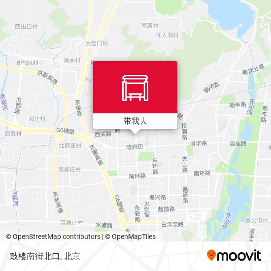鼓楼南街北口地图