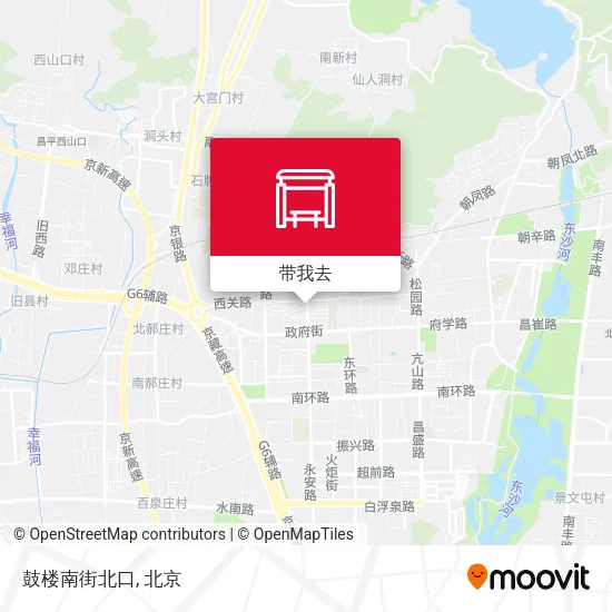 鼓楼南街北口地图