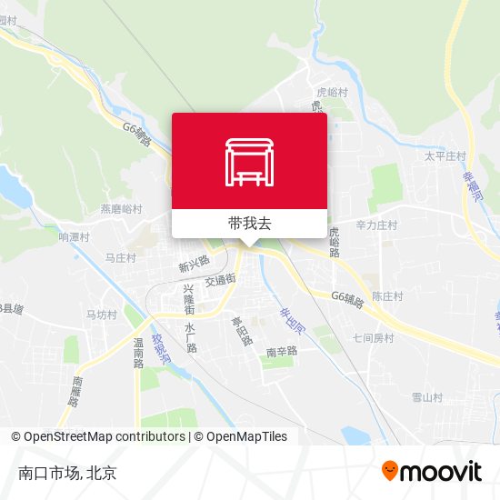 南口市场地图