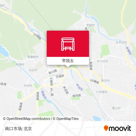 南口市场地图