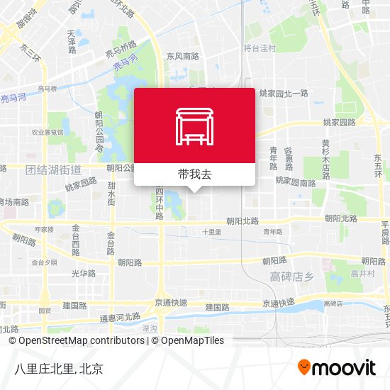 八里庄北里地图