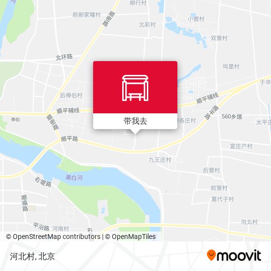 河北村地图