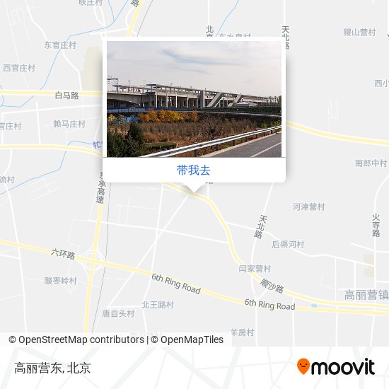 高丽营东地图