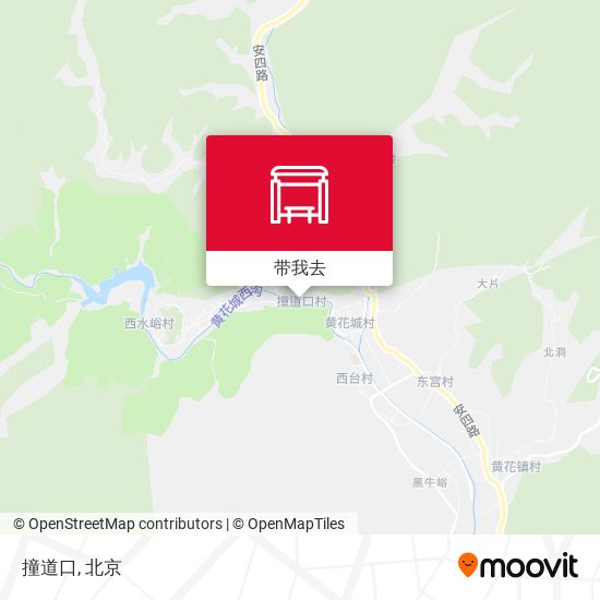 撞道口地图