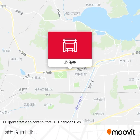桥梓信用社地图