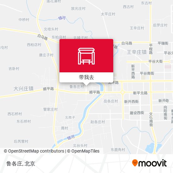 鲁各庄地图