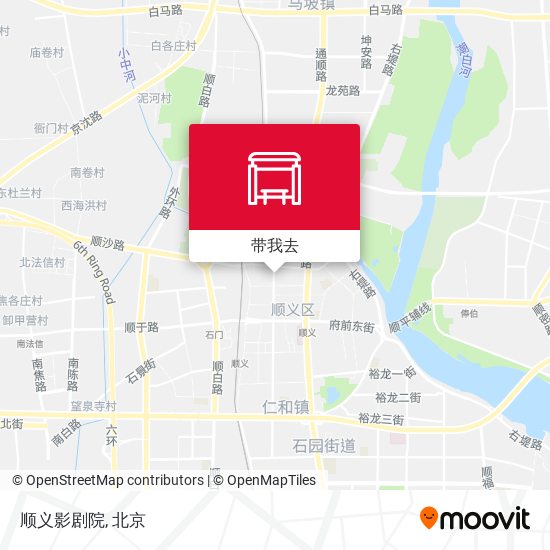 顺义影剧院地图