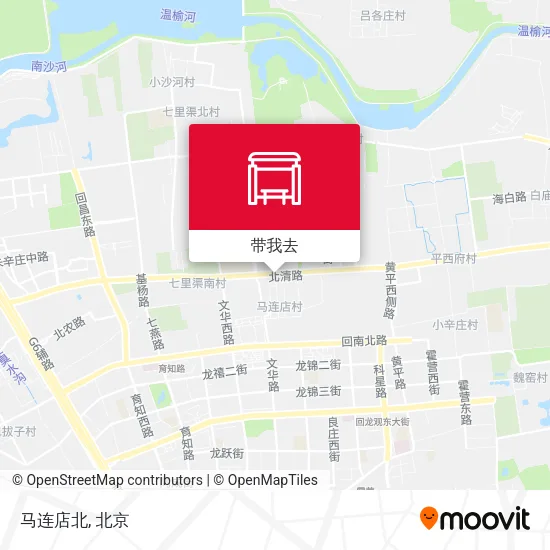 马连店北地图
