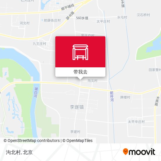 沟北村地图