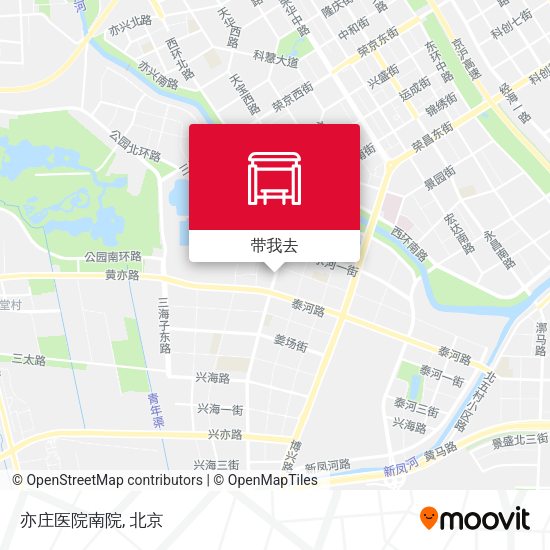 亦庄医院南院地图