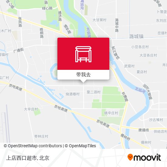 上店西口超市地图