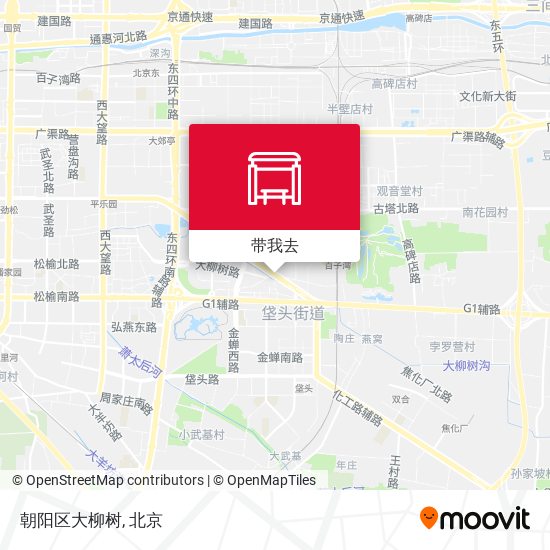 朝阳区大柳树地图
