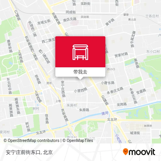 安宁庄前街东口地图