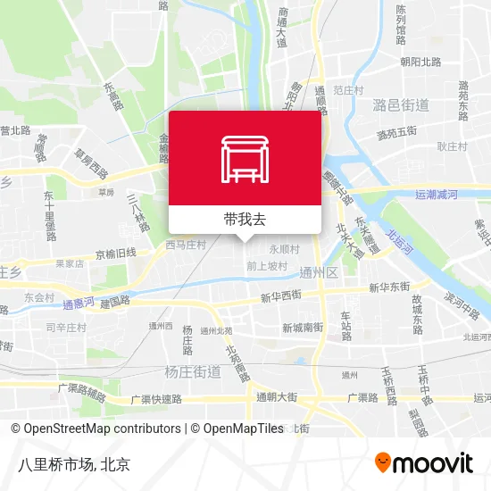 八里桥市场地图