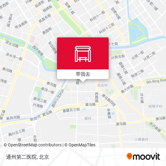 通州第二医院地图