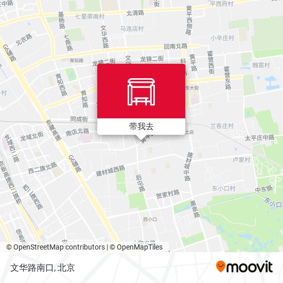 文华路南口地图