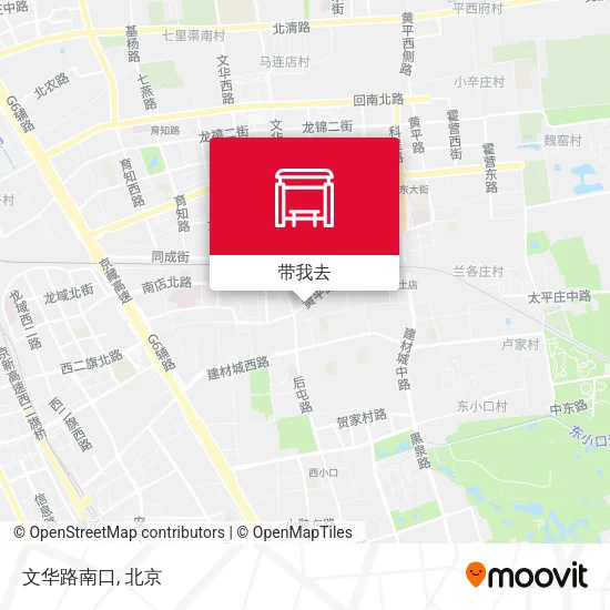 文华路南口地图