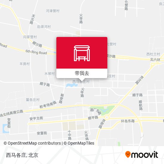 西马各庄地图