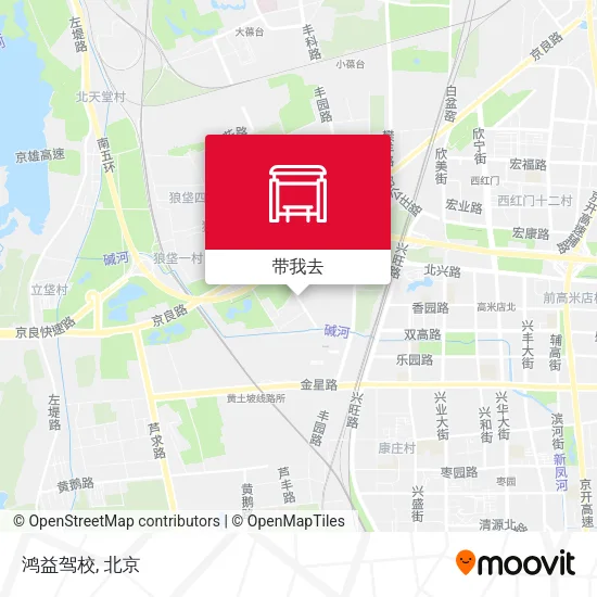鸿益驾校地图