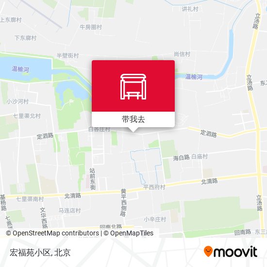 宏福苑小区地图