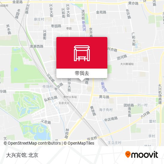 大兴宾馆地图