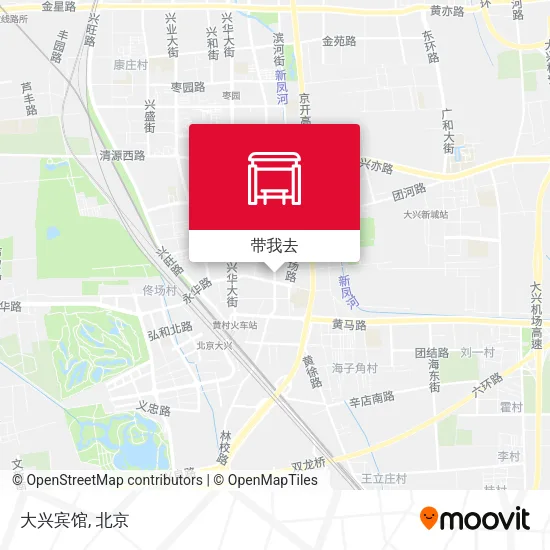 大兴宾馆地图