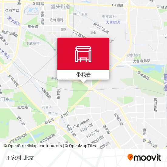 王家村地图
