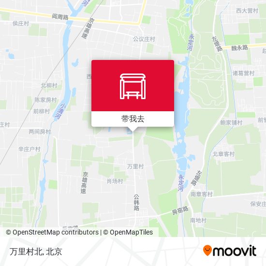 万里村北地图