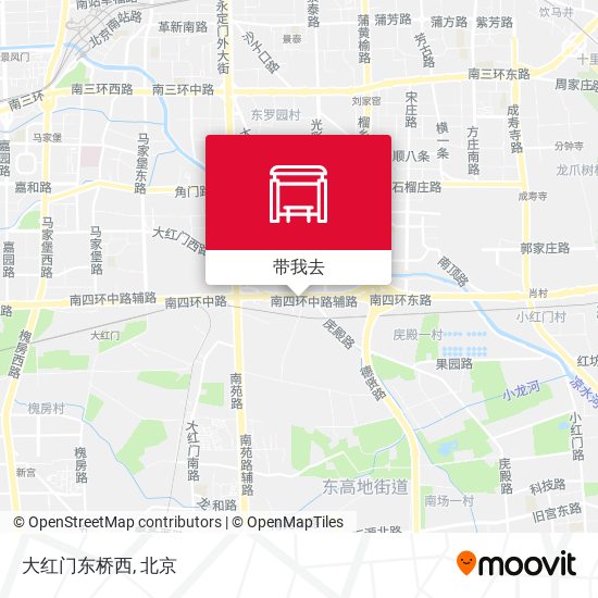 大红门东桥西地图