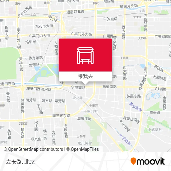 左安路地图